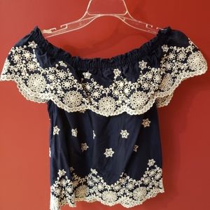 Maurices Off the shoulder Blouse, Size Medium